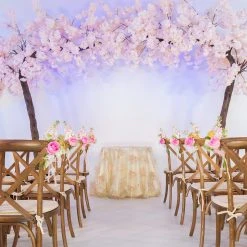 11 Feet Tall Grand Arch Fake Flowering Cherry Blossom Tree - Blush/Light Pink - Interchangeable Branches! -Event Decoration Sales Shop 11 feet tall grand arch fake cherry blossom tree blushlight pink 5