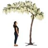 11 Feet Tall Grand Arch Fake Wisteria Tree - White - Interchangeable Branches! 1 11 Feet Tall Grand Arch Fake Wisteria Tree - White - Interchangeable Branches! -Event Decoration Sales Shop 11 feet tall grand arch fake wisteria tree white 1 1