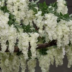 11 Feet Tall Grand Arch Fake Wisteria Tree - White - Interchangeable Branches! -Event Decoration Sales Shop 11 feet tall grand arch fake wisteria tree white 5