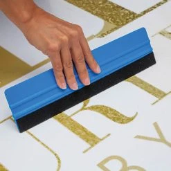 Dance Floor Wrap PVC Felt Applicator Squeegee - Medium 3 Piece Set - 6", 12", 36" -Event Decoration Sales Shop 12in pvc felt applicator squeegee 2 1 2