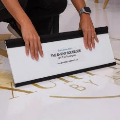 Dance Floor Wrap PVC Felt Applicator Squeegee - 24"