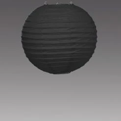 Decostar™ Paper Lantern 8" - Black - 36 Pieces