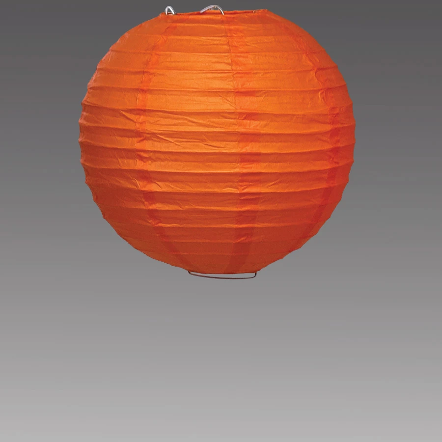 Decostar™ Paper Lantern 8" - Orange - 36 Pieces 3 Decostar™ Paper Lantern 8" - Orange - 36 Pieces