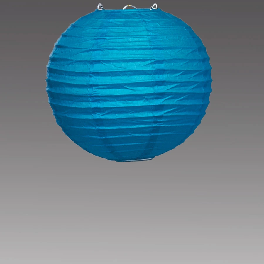 Decostar™ Paper Lantern 8" - Turquoise - 36 Pieces 3 Decostar™ Paper Lantern 8" - Turquoise - 36 Pieces
