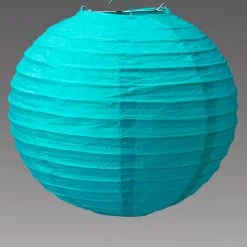 Decostar™ Paper Lantern 18" - Aqua - 24 Pieces