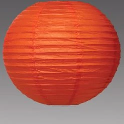 Decostar™ Paper Lantern 18" - Orange - 24 Pieces