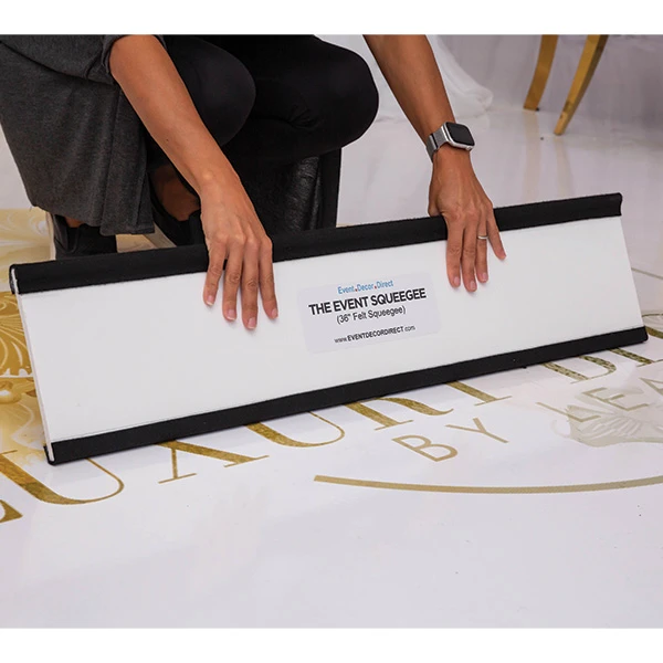 Dance Floor Wrap PVC Felt Applicator Squeegee - 36" 3 Dance Floor Wrap PVC Felt Applicator Squeegee - 36"