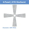 4-Panel 21ft Starburst Ceiling Draping Kit (44 Feet Wide) -Event Decoration Sales Shop 4 panel 21ft 02