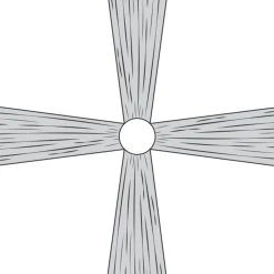 4-Panel Ceiling Draping Kit - HARDWARE ONLY