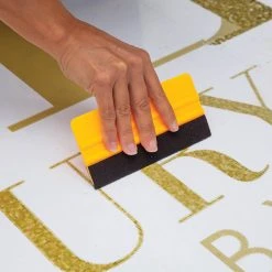 Dance Floor Wrap PVC Felt Applicator Squeegee - Medium 3 Piece Set - 6", 12", 36" -Event Decoration Sales Shop 4in pvc felt applicator squeegee 2 1 2