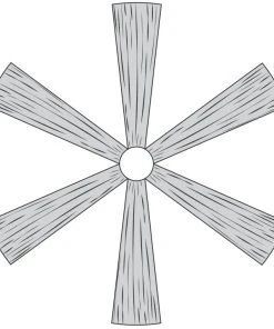 6-Panel 21ft Starburst Ceiling Draping Kit (44 Feet Wide) -Event Decoration Sales Shop 6Panel Gray