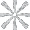 8-Panel Ceiling Draping Kit - HARDWARE ONLY -Event Decoration Sales Shop 8Panel Gray