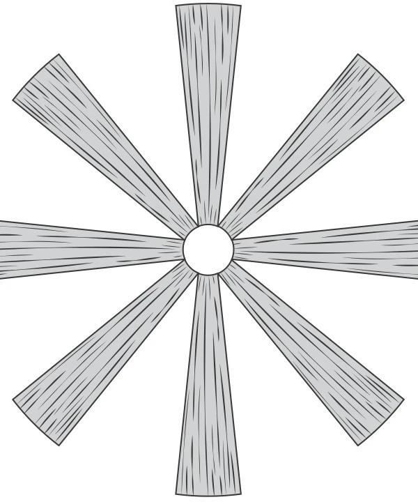 8-Panel Ceiling Draping Kit - HARDWARE ONLY 3 8-Panel Ceiling Draping Kit - HARDWARE ONLY