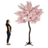 9FT Tall Large Fake Hydrangea Bloom Tree - Blush/Light Pink - Interchangeable Branches!