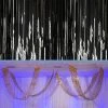 Black - Metallic Fringe Ceiling Curtain - Choose Your Length 1 Black - Metallic Fringe Ceiling Curtain - Choose Your Length -Event Decoration Sales Shop Black Metallic Fringe Curtain 2