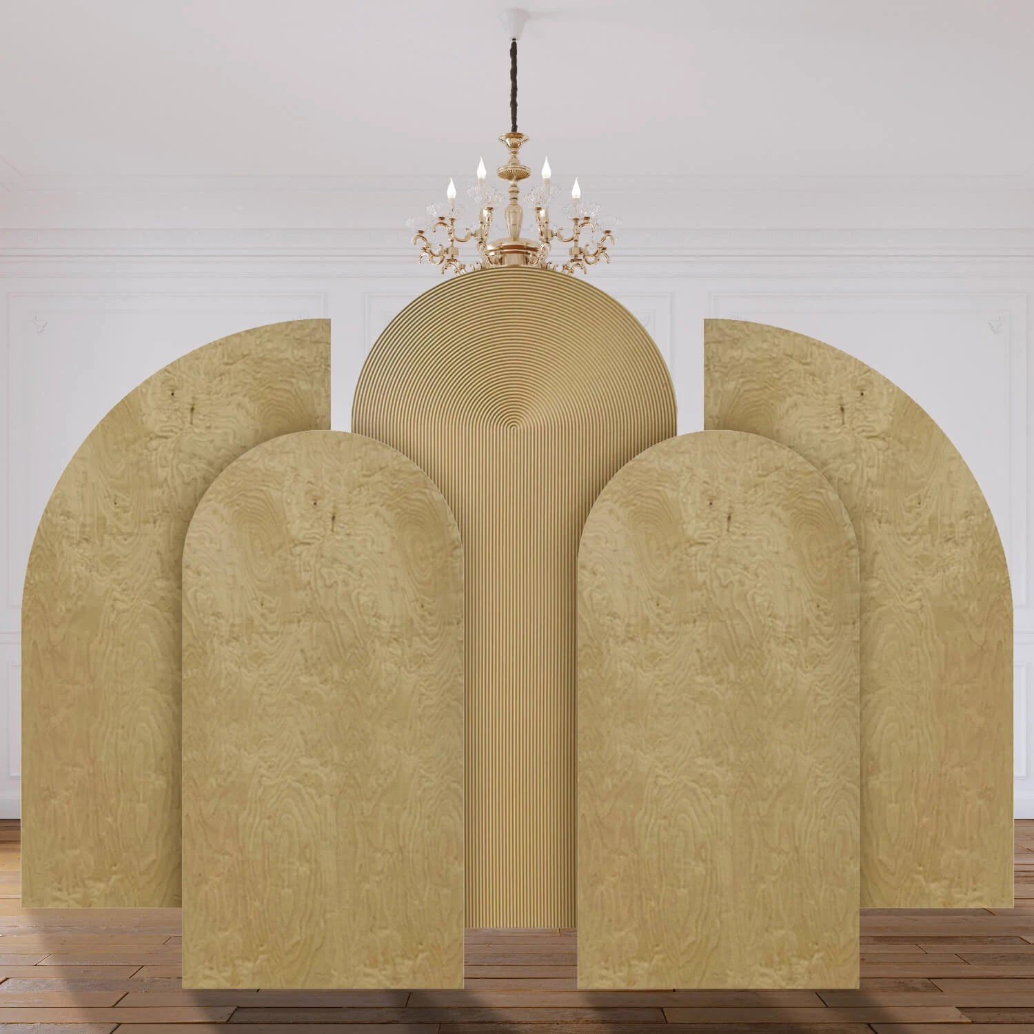 The "Brenda" Chiara 5 Piece Collapsing Wall Panel Set 3 The "Brenda" Chiara 5 Piece Collapsing Wall Panel Set