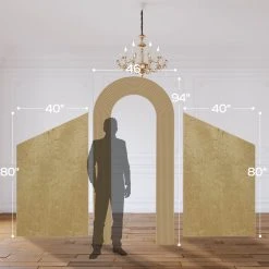 The "Lucy" Chiara 3 Piece Collapsing Wall Panel Set 11 The "Lucy" Chiara 3 Piece Collapsing Wall Panel Set -Event Decoration Sales Shop CW SET LUCY 04