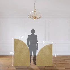 The "Nicole" Chiara 5 Piece Collapsing Wall Panel Set -Event Decoration Sales Shop CW SET NIC 05