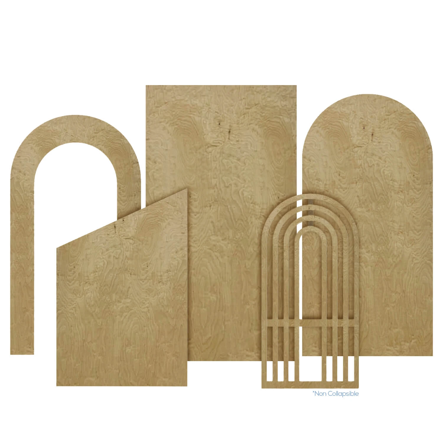 The "Sebastian" Chiara 5 Piece Collapsing Wall Panel Set 5 The "Sebastian" Chiara 5 Piece Collapsing Wall Panel Set - Image 3