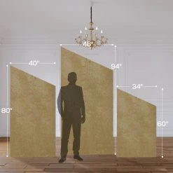 The "Thaisa" Chiara 3 Piece Collapsing Wall Panel Set -Event Decoration Sales Shop CW SET THAI 04