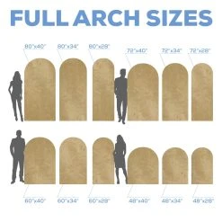 Full Arch Collapsing Chiara Wall Panel - Select Your Size! -Event Decoration Sales Shop CW WP FULLARCH 03