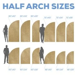 Half Arch Collapsing Chiara Wall Panel (Right Leaning) - Select Your Size! -Event Decoration Sales Shop CW WP HALFARCH 03