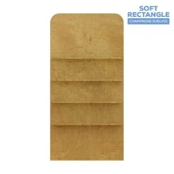 Collapsible Soft Rectangle Interchangeable Shelf Chiara Wall - 80" Tall X 40" Wide 9 Collapsible Soft Rectangle Interchangeable Shelf Chiara Wall - 80" Tall X 40" Wide -Event Decoration Sales Shop CW WP SHLF SREC 80X40 03