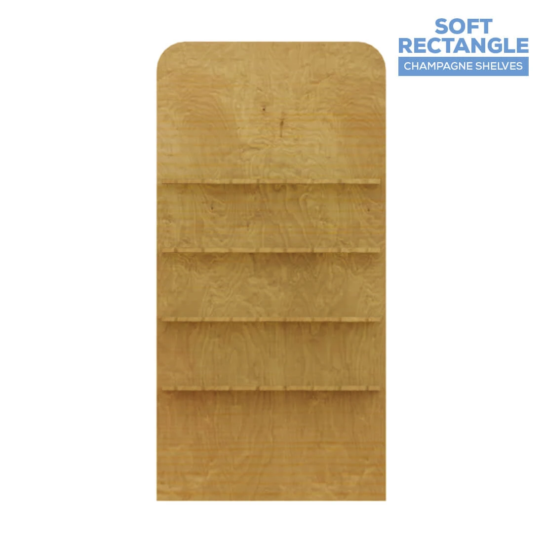 Collapsible Soft Rectangle Interchangeable Shelf Chiara Wall - 80" Tall X 40" Wide 5 Collapsible Soft Rectangle Interchangeable Shelf Chiara Wall - 80" Tall X 40" Wide - Image 3