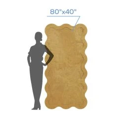 Wavy Collapsing Chiara Wall Panel - 80" Tall X 40" Wide -Event Decoration Sales Shop CW WP WAVY PNL 80X40 03