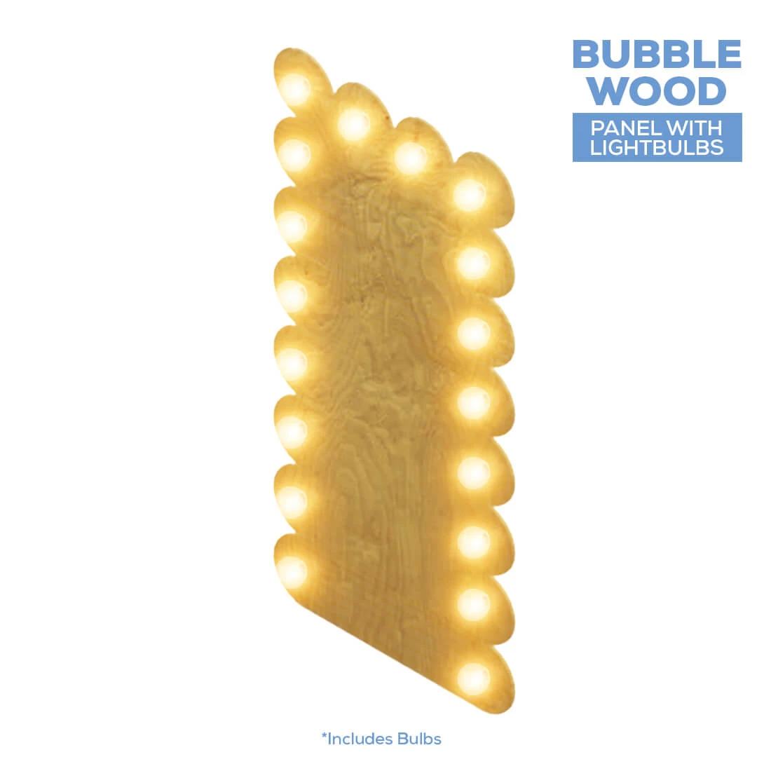 Large Rectangle Arch Bubble Collapsing Chiara Wall Panel W/ Bulbs - (Pick 3!) - Select Your Size! 4 Large Rectangle Arch Bubble Collapsing Chiara Wall Panel W/ Bulbs - (Pick 3!) - Select Your Size! - Image 2