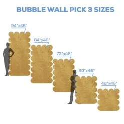 Large Rectangle Arch Bubble Collapsing Chiara Wall Panel W/ Bulbs - (Pick 3!) - Select Your Size! 8 Large Rectangle Arch Bubble Collapsing Chiara Wall Panel W/ Bulbs - (Pick 3!) - Select Your Size! -Event Decoration Sales Shop CW XL BUBBLEBULB REC 03