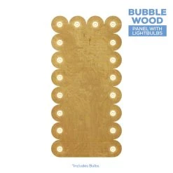 Large Rectangle Arch Bubble Collapsing Chiara Wall Panel W/ Bulbs - (Pick 3!) - Select Your Size!