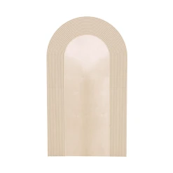 Large Full Arch Collapsing W/ 12" Ripple Edge Chiara Wall Panel (Pick 3!) - Select Your Size!