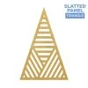 Large Triangle Slatted Chiara Wall Panel - (Pick 3!) - Select Your Size! -Event Decoration Sales Shop CW XL SLATTRI PNL