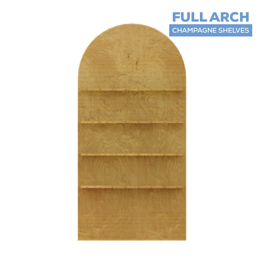 Collapsible Full Arch Interchangeable Shelf Chiara Wall - (Pick 3!) - Choose Your Size! 5 Collapsible Full Arch Interchangeable Shelf Chiara Wall - (Pick 3!) - Choose Your Size! - Image 3