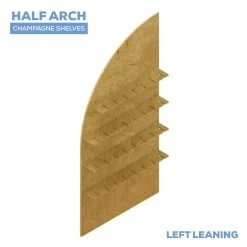 Collapsible Left Leaning Half Full Arch Interchangeable Shelf Chiara Wall - (Pick 3!) - Choose Your Size! -Event Decoration Sales Shop CW XL WP SHLF LHARCH 04