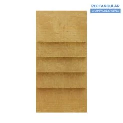 Collapsible Rectangle Interchangeable Shelf Chiara Wall - (Pick 3!) - Choose Your Size! -Event Decoration Sales Shop CW XL WP SHLF REC 03