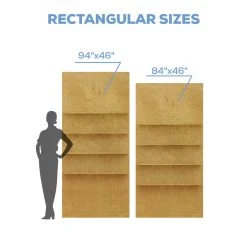 Collapsible Rectangle Interchangeable Shelf Chiara Wall - (Pick 3!) - Choose Your Size! -Event Decoration Sales Shop CW XL WP SHLF REC 05