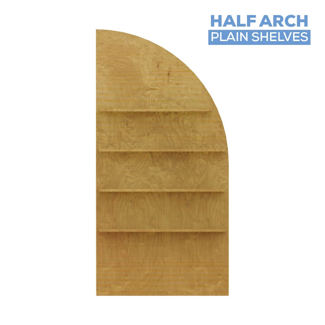 Collapsible Right Leaning Half Full Arch Interchangeable Shelf Chiara Wall - (Pick 3!) - Choose Your Size! 3 Collapsible Right Leaning Half Full Arch Interchangeable Shelf Chiara Wall - (Pick 3!) - Choose Your Size!