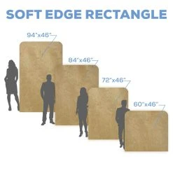 Large Soft Edge Rectangle Arch Collapsing Chiara Wall Panel (Pick 3!) - Select Your Size! -Event Decoration Sales Shop CW XL WP SOFTRECARCH 02