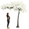 11 Feet Tall Grand Arch Fake Flowering Cherry Blossom Tree - White - Interchangeable Branches! 1 11 Feet Tall Grand Arch Fake Flowering Cherry Blossom Tree - White - Interchangeable Branches! -Event Decoration Sales Shop EDD 11 FEET TALL GRAND ARCH FAKE CHERRY BLOSSOM TREE Ivory