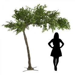 11 Feet Tall Grand Arch Fake Fig Leaf Tree - Interchangeable Branches!