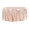 120" Round Sequin Tablecloth - Blush/Rose Gold 1 120" Round Sequin Tablecloth - Blush/Rose Gold -Event Decoration Sales Shop EDD 120 Round sequin tablecloth Blush Rose Gold 01