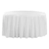 120" Round Sequin Tablecloth - White -Event Decoration Sales Shop EDD 120 Round sequin tablecloth White 01