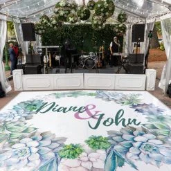 Premium Vinyl Dance Floor Wrap Custom Size & Design -Event Decoration Sales Shop EDD Custom Designed Wraps 05