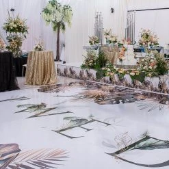 Premium Vinyl Dance Floor Wrap Custom Size & Design -Event Decoration Sales Shop EDD Custom Designed Wraps 07