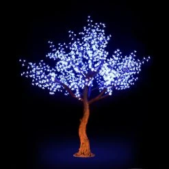 Lighted Cherry Blossom LED Tree - AC Adapter - 1200 LEDs - RGBW W/ Remote & Many Functions! - 9FT Tall -Event Decoration Sales Shop EDD FZDH 2825Q 9ft 01