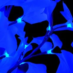 Lighted Grand Centerpiece Or Floor Ginkgo LED Tree - AC Adapter - 480 LEDs - RGBW W/ Remote & Many Functions! - 5FT Tall -Event Decoration Sales Shop EDD FZYX 1510Q 5ft Ginkgo RGB 04