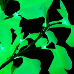 Lighted Grand Centerpiece Or Floor Ginkgo LED Tree - AC Adapter - 480 LEDs - RGBW W/ Remote & Many Functions! - 5FT Tall -Event Decoration Sales Shop EDD FZYX 1510Q 5ft Ginkgo RGB 08