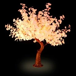 Lighted Grand Centerpiece Or Floor Ginkgo LED Tree - AC Adapter - 700 LEDs - RGBW W/ Remote & Many Functions! - 6.5FT Tall -Event Decoration Sales Shop EDD FZYX 2007Q 6.5 Ginkgo RGB 05
